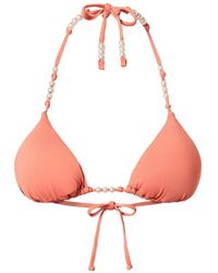 Twinset - Beaded triangle bikini - Lyst