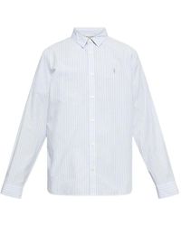 AllSaints - Saint Striped Shirt - Lyst