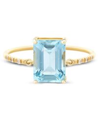 Yi Collection - 18K Aquamarine And Diamond Ring - Lyst