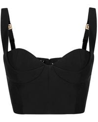Elisabetta Franchi - Technical Fabric Top - Lyst