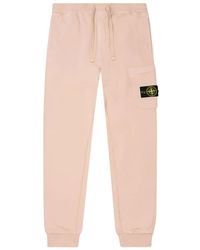Stone Island - Patch-Pocket Cotton Trousers - Lyst