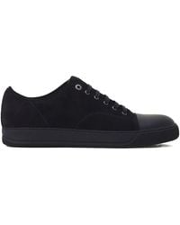 Lanvin - Zapatillas con puntera en contraste - Lyst
