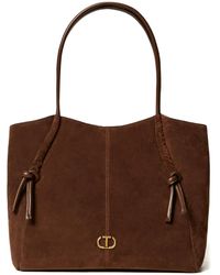 Twinset - Knotted Suede Tote Bag - Lyst