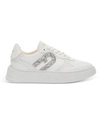 Furla - Logo-Glitter Sneakers - Lyst