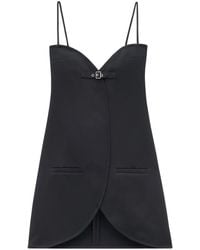 Courreges - Above-Knee Twill Weave Dress - Lyst