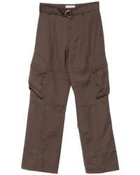Frankie Shop - Pantalon Cargo Kelly À Taille Ceinturée - Lyst