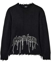 Gcds - Jersey Bordado Con Efecto Envejecido - Lyst