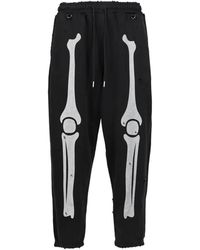 MASTERMIND WORLD - X Vanson Dameged Skeleton-Print Track Pants - Lyst