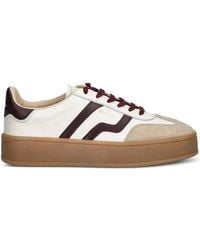 GANT - レザー パネル スニーカー - Lyst