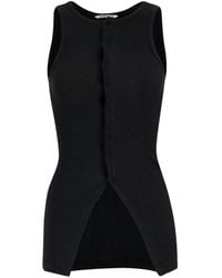 AURALEE - Button-Up Tank Top - Lyst