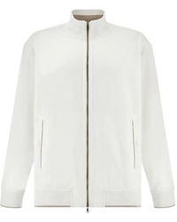 Paul & Shark - Zip-Up Fleece Sweatshirt - Lyst