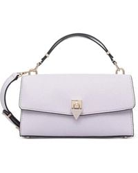 Guess - Patsie Logo-Plaque Shoulder Bag - Lyst