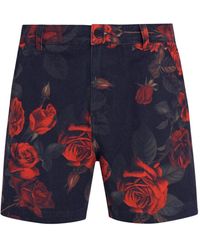 Osklen - Shorts Met Bloemenprint - Lyst