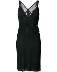 DSquared² Plunge Dress - Zwart