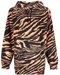 Jeremy Scott - Striped Cotton Hoodie - Lyst