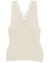 Nanushka - Siara V-Neck Tank Top - Lyst