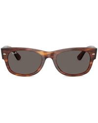Ray-Ban - Mega Wayfarer Ii Tortoiseshell-Effect Sunglasses - Lyst