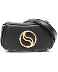 Stella McCartney - S Logo Plaque Curved Belt Bag - Lyst