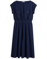 Tommy Hilfiger - Patch-Pocket Belted Midi Dress - Lyst
