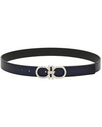 Ferragamo - Gancini Buckle Adjustable Belt - Lyst