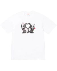 Supreme - Skunk Graphic-Print T-Shirt - Lyst