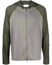 Post Archive Faction PAF - Colour-Block Zip-Up Hoodie - Lyst