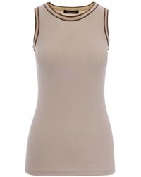 Fabiana Filippi - Tank Top Ribbed Jersey - Lyst