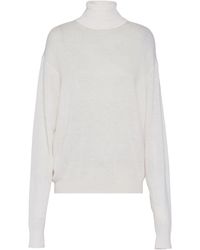 Prada - Roll-Neck Cashmere Jumper - Lyst