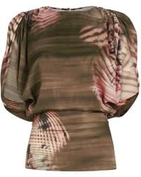 Silvia Tcherassi - Alisa Abstract-Print Blouse - Lyst