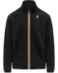 K-Way - Zip-Up High-Neck Sweater - Lyst