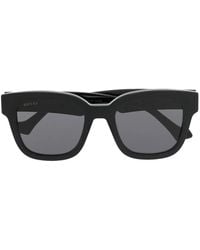 Gucci - Double G Square-Frame Sunglasses - Lyst