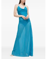 Trussardi - Criss-Cross Maxi Dress - Lyst