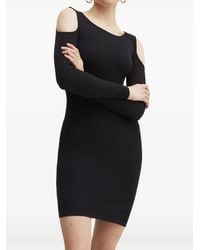 Guess - Abito Corto Con Maniche Lunghe E Spalle Scoperte - Lyst