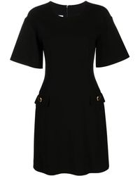 Moschino - Fitted Short-Sleeve Dress - Lyst