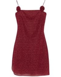 Oséree - Rose-Appliqué Mini Dress - Lyst