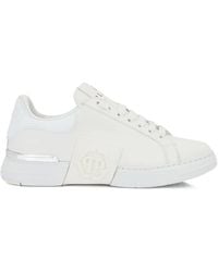 Philipp Plein - Phantom Kick$ Logo-Plaque Low-Top Sneakers - Lyst