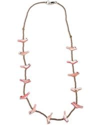Madison - Mother-Of-Pearl Bird Necklace - Lyst