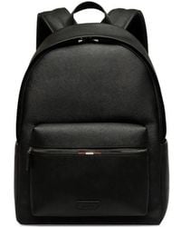 Bally - Zipped Leather Backpack - Lyst