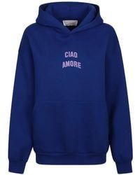 Giada Benincasa - Ciao Amore Logo-Print Hoodie - Lyst