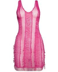 Roberta Einer - Angel Plunge Mini Dress - Lyst