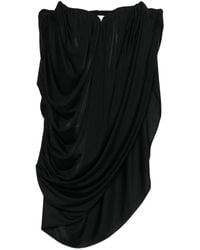 GIUSEPPE DI MORABITO - Draped Strapless Top - Lyst