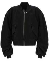 Rick Owens - Secchia Flight Wool Bomber Jacket - Lyst