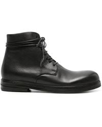 Marsèll - Lace-Up Leather Boots - Lyst