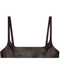 Gcds - Leather Mini Bra - Lyst