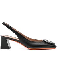 Santoni - 55Mm Leather Pumps - Lyst