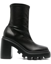 Vic Matié - 110Mm Chunky Leather Boots - Lyst