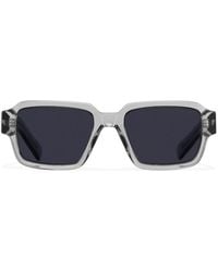 Prada - Occhiali Da Sole Squadrati Con Logo - Lyst