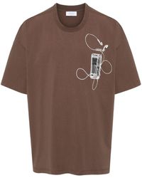 Off-White c/o Virgil Abloh - T-shirt en coton à imprimé Arrow - Lyst