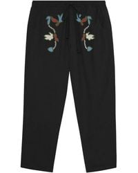 BAZISZT - Pantalon Rouat À Lien De Resserrage - Lyst