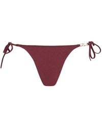KARL LAGERFELD - Side-Tie Bikini Bottoms - Lyst